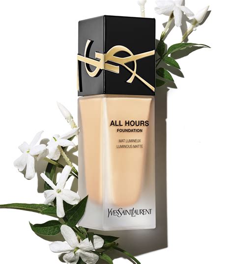 ysl all hours foundation swatch|ysl beauty all hours.